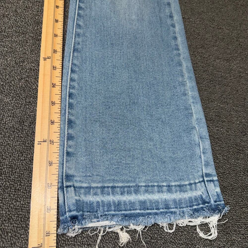 Judy Blue Mid-Rise Light Wash Destroyed Bootcut Jeans Women's Size 3/26 Boho - Picture 9 of 11